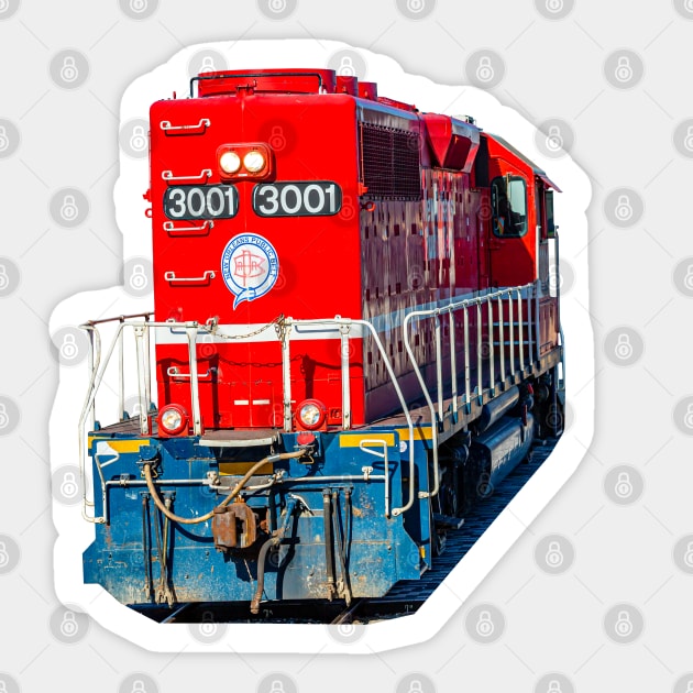 New Orleans public Belt Railroad Locomotive Sticker by dalyndigaital2@gmail.com